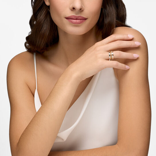 Birks Dare to Dream Diamond Ring, Tri-Gold image number 1